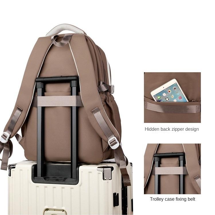 School Bags Polyester Waterproof Backpack and Shoul Bag Set (34*24*47cm)