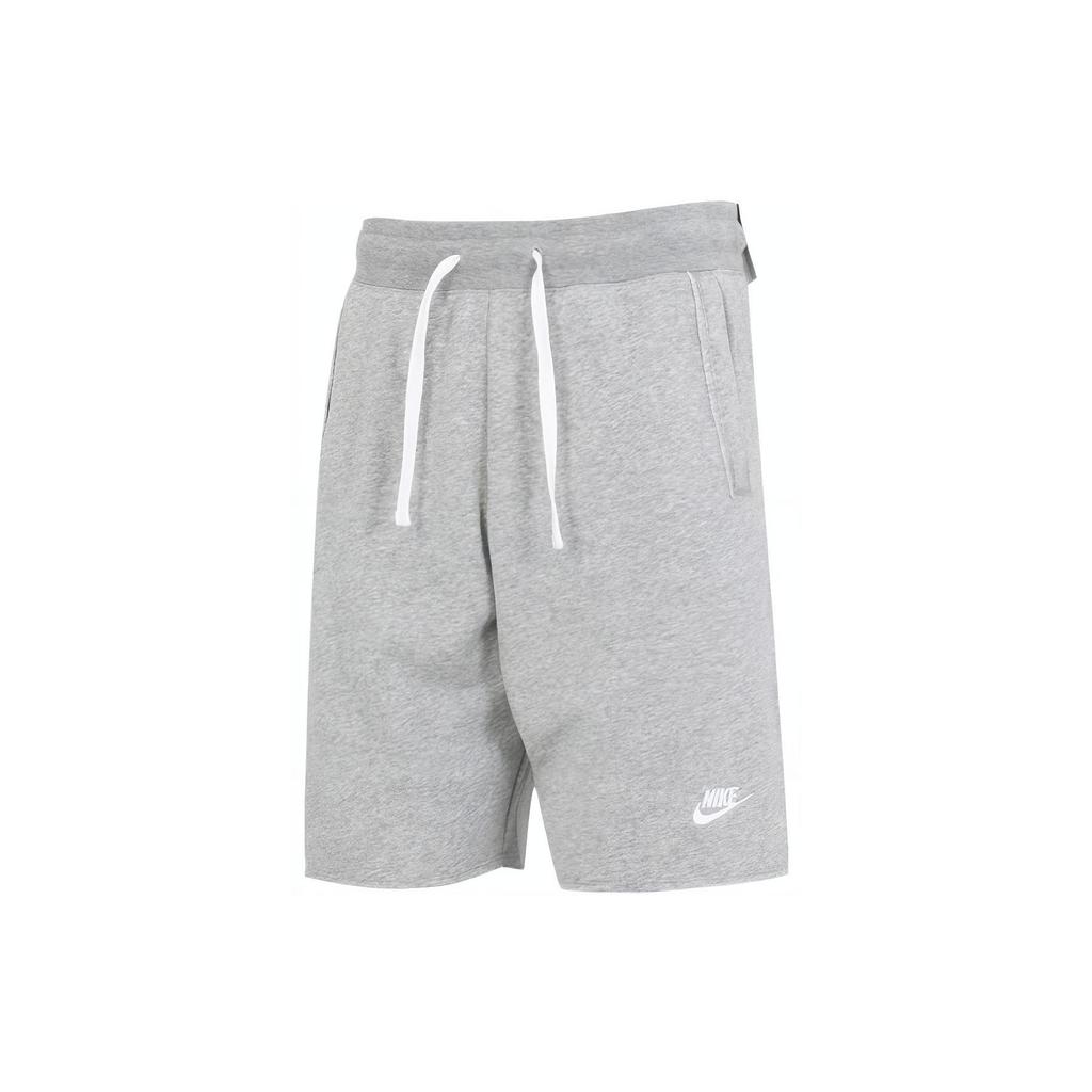 Nike Solid Color Fitness Shorts With Drawstring Men Bottoms Grey DX0767-063