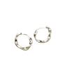 Geometric Hollow Ring Earrings Mobius Ear Clasp Ear Jewelry