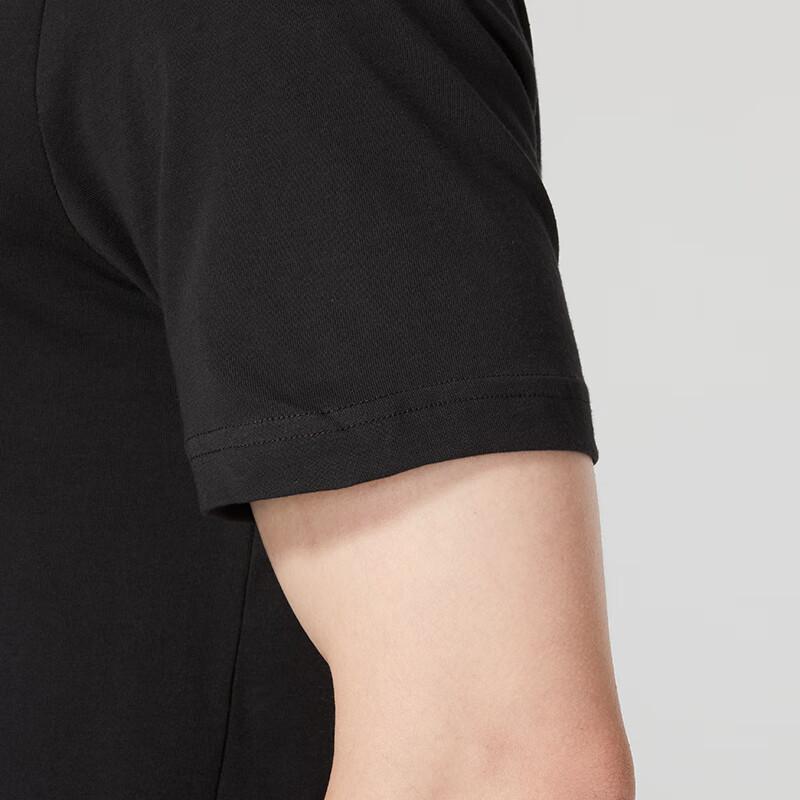 Puma Logo Print Casual Sportswear Fitness Training Fashion Comfortable Breathable Short Sleeve T-Shirt Men Tops Black 680276-01