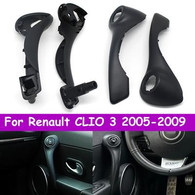 CLIO 3 Auto Innen Türgriff Links Rechts Innerer Griff Äußere Abdeckung Schalterbedienfeld Für Renault 2005-2009 8200316977