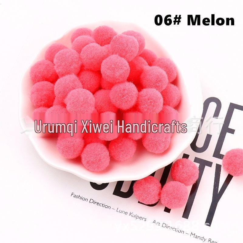 High Elastic Polyester Fluff Ball DIY Lace Black Long Hair Accessories