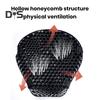 Motorcycle Gel Seat Cushion Cover 3D Honeycomb Shock-absorbing Breathable Comfortable Seat Cover for Pressure Relief