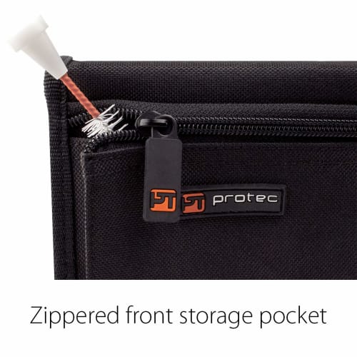 PROTEC Trumpet/Horn Mouthpiece Pouch (3-Piece Capacity), Black, A219ZIP