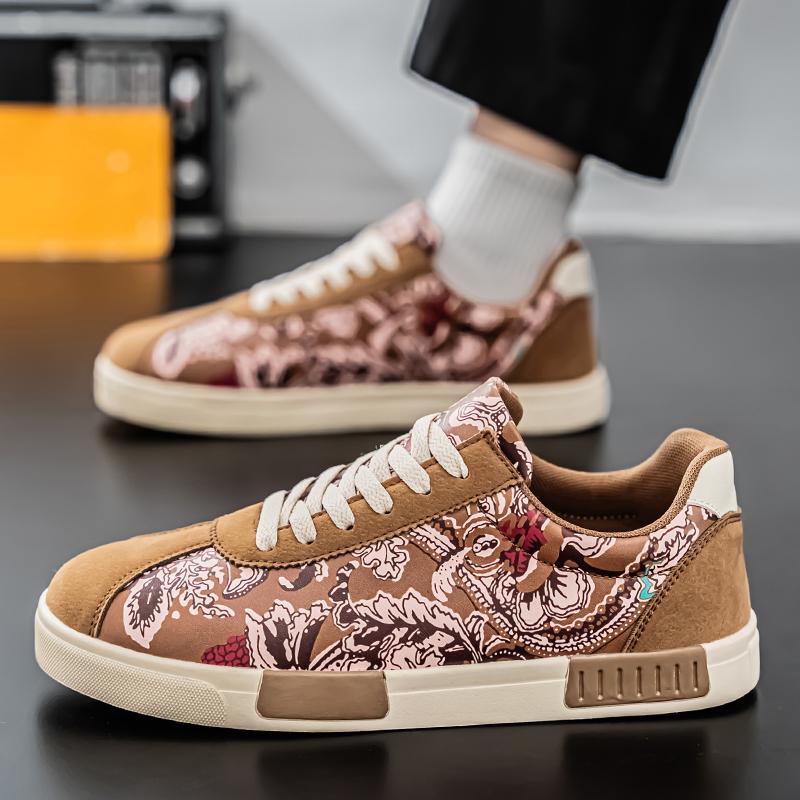 Fashion 2025 New Casual Trendy Fashion Skateboarding All-Season Plus Size 47 High-Quality Men's Sneakers Breathable Comfortable Retro