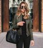 Autumn/Winter Women's Fashion PU Leather Suit Jacket