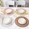Wheat Ear Ring Anti-skid Insulation Student Placemat European Dining Table Decoration Creative Flower Design Anti-skid Table Mat
