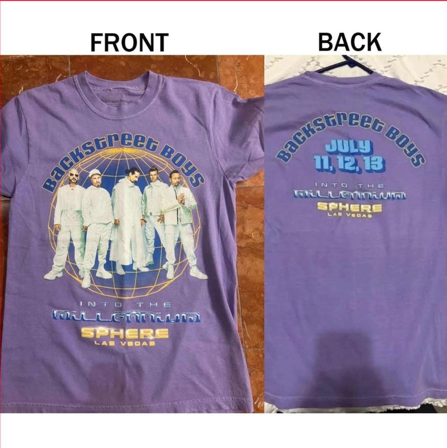 Backstreet Boys At Sphere Las Vegas Merch 2026 July 111213 T-shirt size S-5XL L