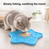 Pet Slow Food Mat with Suction Cups Star Shape Pet Food Tray