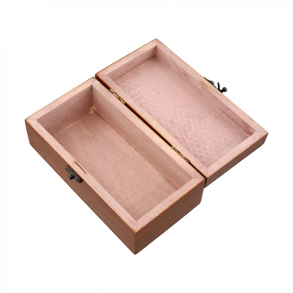 Storage Box Jewelry Sundries S/M/L Vintage Wood Color 1pc