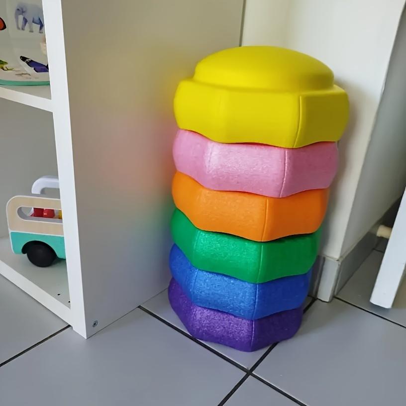 1pc Balance Stepping Stone - Enhances Coordination & Sensory Skills, Indoor Obstacle Course Toy, Perfect for Home Decor & Holiday Gifts