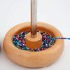 Wooden Beaded Rotating Bowl Diy Making Quick Bead Piercer Rotatable Wooden Jewelry Accessories Bead Piercer