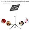 Flanger Collapsible Sheet Music Score Tripod Stand Lightweight Music Stand Retractable Metal Music Stand For Guitar Violin