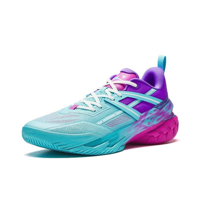 Anta Air Space 6 Blue Flame Summer Edition Cement Killer Outdoor Shock Absorption Anti-Slip Anti-Tipping Low-Top Basketball Shoes 912621612-1