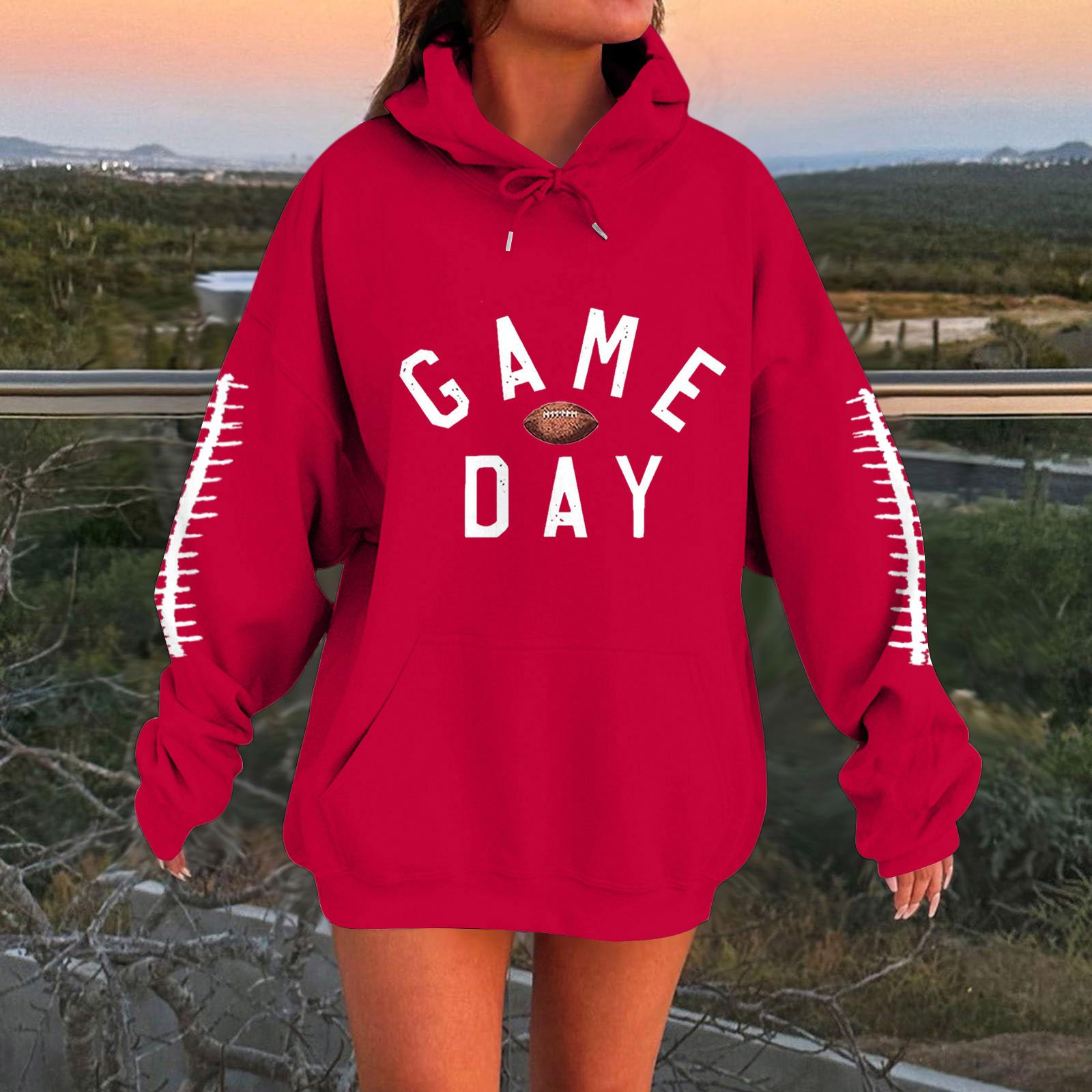 

Жіночі толстовки великого розміру Світшоти з довгим рукавом Повсякденний пуловер з капюшоном Топи XL