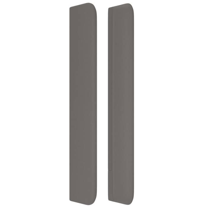 Tête de lit - MAISON EXCLUSIVE - Avec oreilles - Gris - Similicuir durable - Hauteur réglable