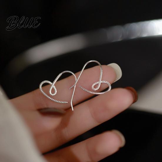 Ear Jewelry 1 Pair Women Earring Hollow Heart Shape Exaggerated