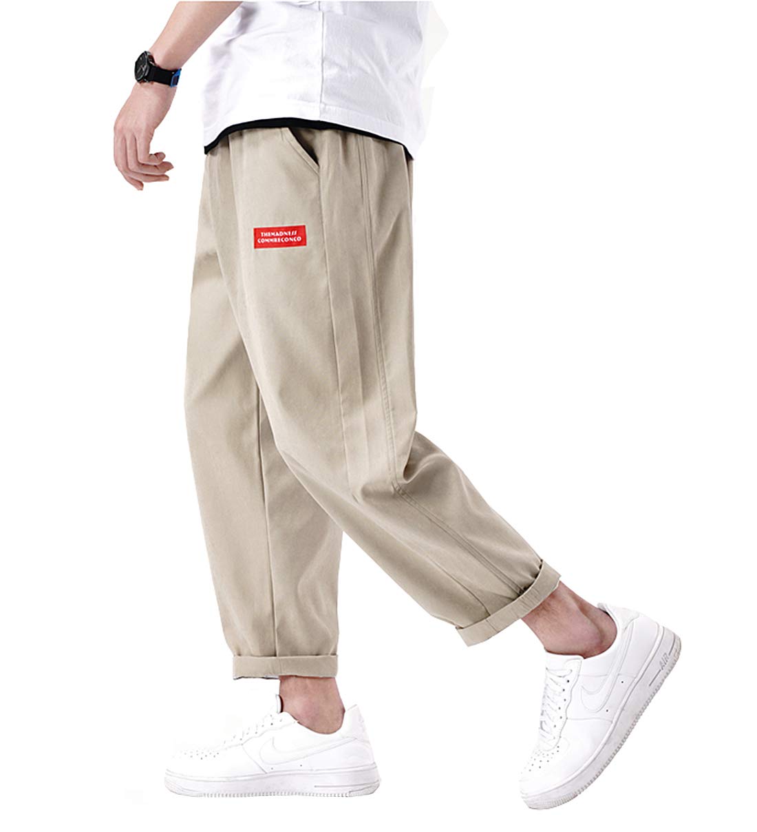 

Sarouel Wide Summer Регулируемый свободный большой хакама широкий подходит для всех 2XL [Poperdision] Брюки, мужские брюки, брюки, мужская одежда, брюки, 9/10