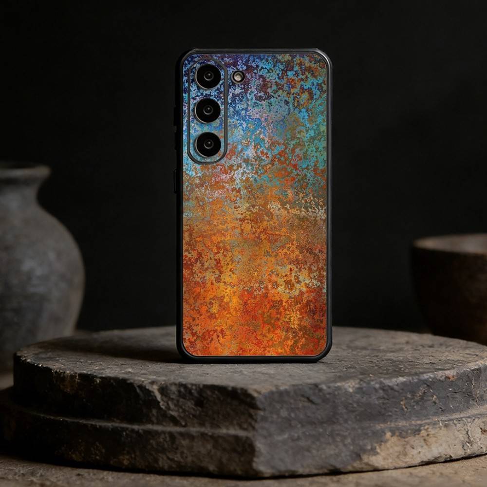 Retro Industrial Style Rusty walls Phone Case For Samsung Galaxy A20,21s,22,31,32,52,53,72,73,80,91 Soft Black Shell