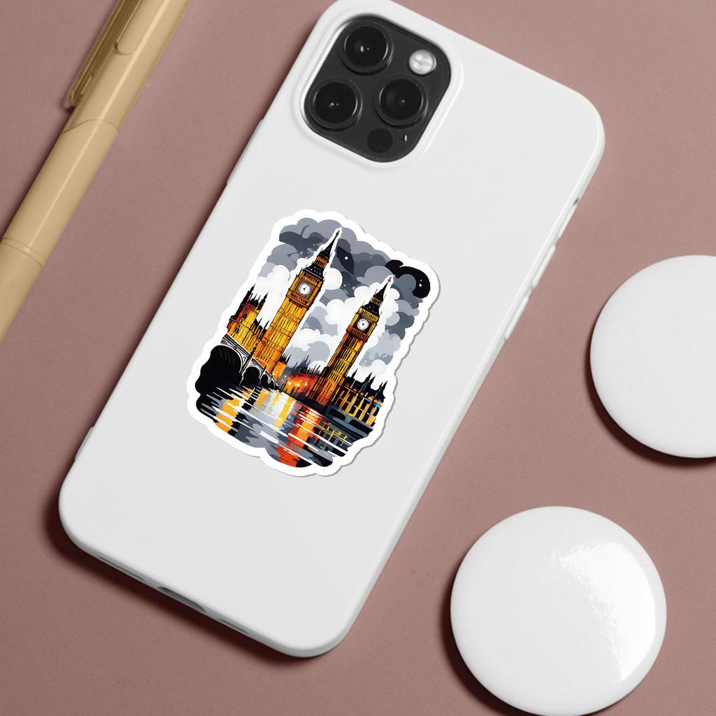 50 Pieces of Graffiti Stickers Featuring Tourist Attractions In The Nordic World, Suitable for Water Cups and Computers, Waterproof