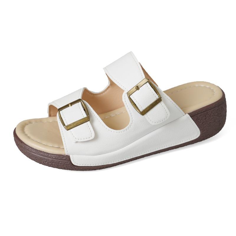 Women’s Roman Wedge Platform Slide Sandals Comfortable Summer Shoes