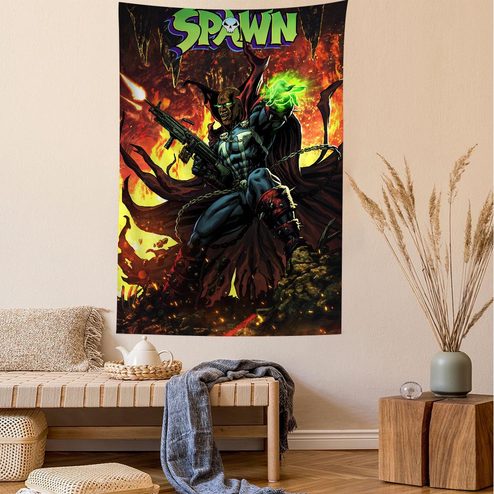 Horror Movie SSpawn Hanging Bohemian Tapestry Bohemian Wall Tapestries Mandala Cheap Hippie Wall Hanging