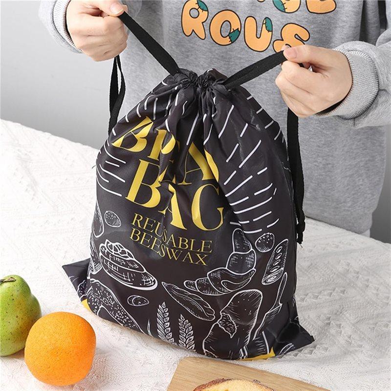 A84E-Reusable Beeswax Bread Bags Sourdough Storage Bag With Lining 2 Pack For Homemade Bread To Keep Fresh Large