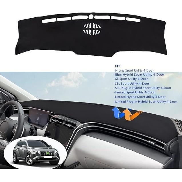 CARTIST Dash Cover Fit For Genesis GV80 2024 2025 Dashboard Cover Mat For GV80 Accessories Non-Slip Carpet Sunshield Glare UV Rays Protector