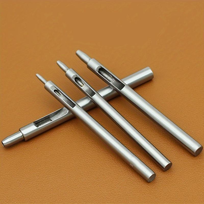 

Набор из 10 круглых пробойников из углеродистой стали для кожи, инструмент для пробивки ремней для самостоятельного изготовления, прочный ручной инструмент для ремней и поделок, изготовленных на заказ 10pcs серебряный