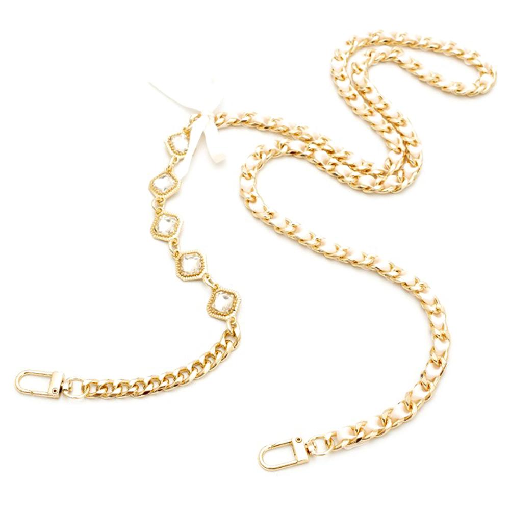 

Crossbody Phone Lanyard Metal Phone Charm Cell Phone Chain Strap,Total Length: 120cm Light Pink