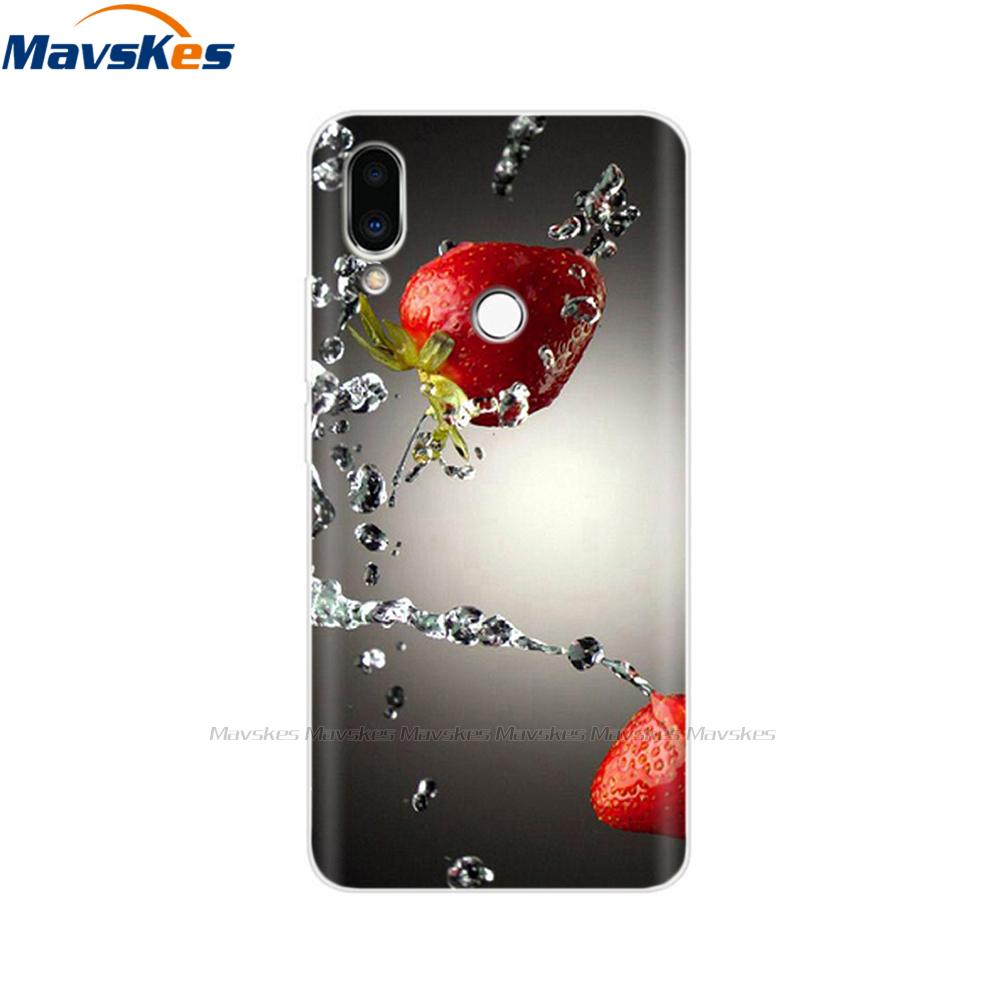 For Meizu Note 9 Case Note9 Soft TPU Silicon Funda Back Cover For Meizu M9 Note Case M9Note M 9 Rose Print Phone Case Coque Para