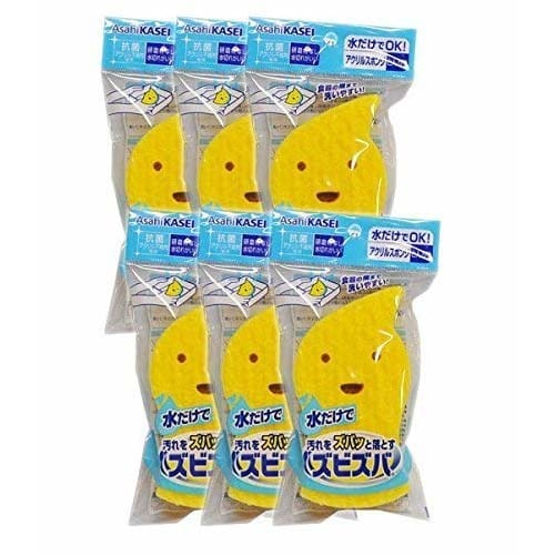 Zubizuba Acrylic Sponge Sharpie (Just Water) x 6-Piece Set