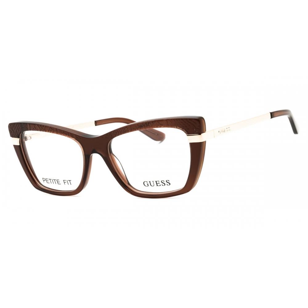 Guess Gu50246 048 Damen Brille Shiny Dark Brown/54-16-42 black