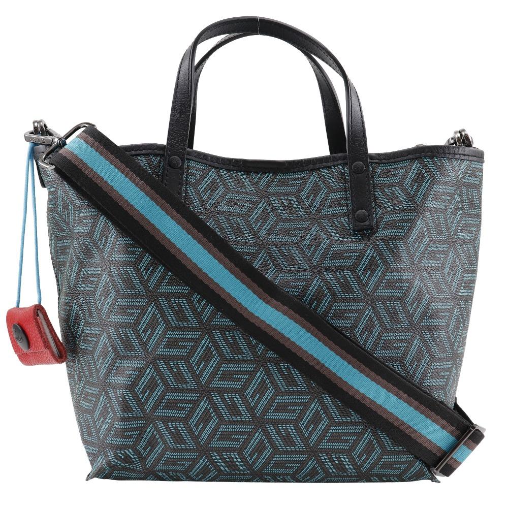 

gabs 2WAYShoulder Handbag Black / blue PVC Women Used