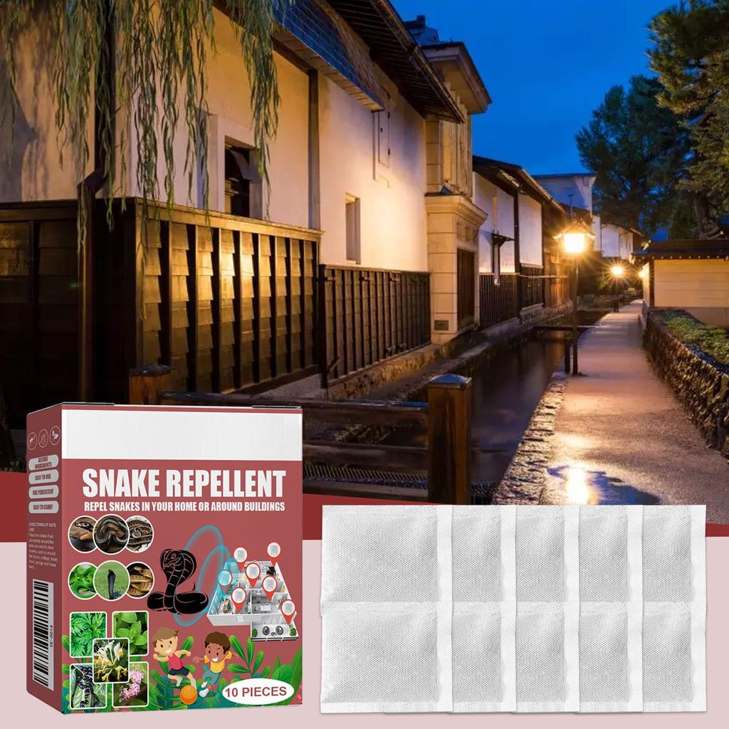 10 Teile/satz Schlange Tasche Schnelle Wirkung Haustier Lange anhaltende Schlange Halten Out Packs Für Garten