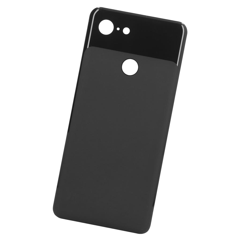 Replacement Back Glass Cover Black with Pre Installed Tape Repairing Tool Phone Rear Glass Door Cove