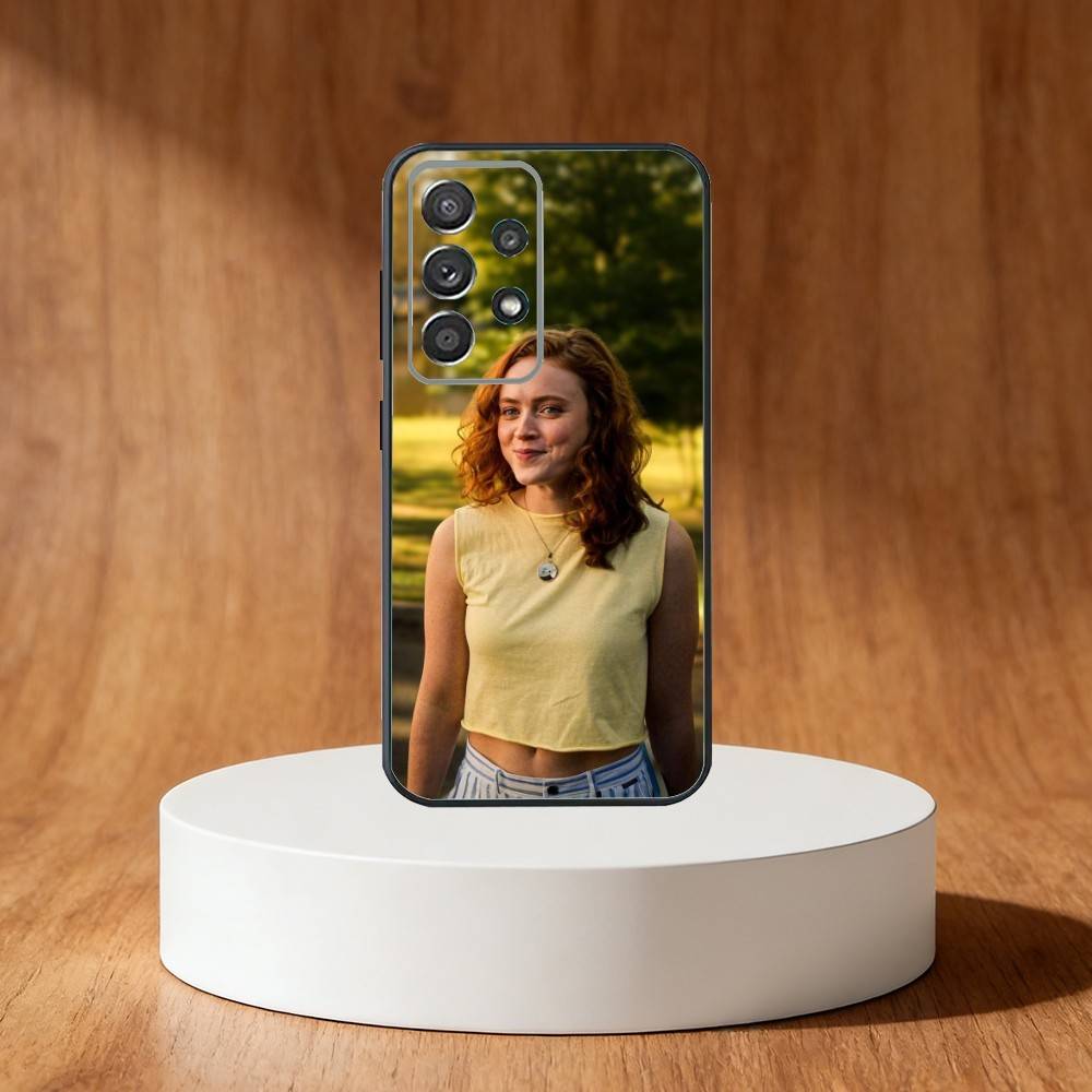 A-Actress S-Sadie Sink Phone Case For Samsung S25,S24,S21,S22,S23,S30,Ultra,S20,Plus,Fe,Note,10,9,5G Black Cover