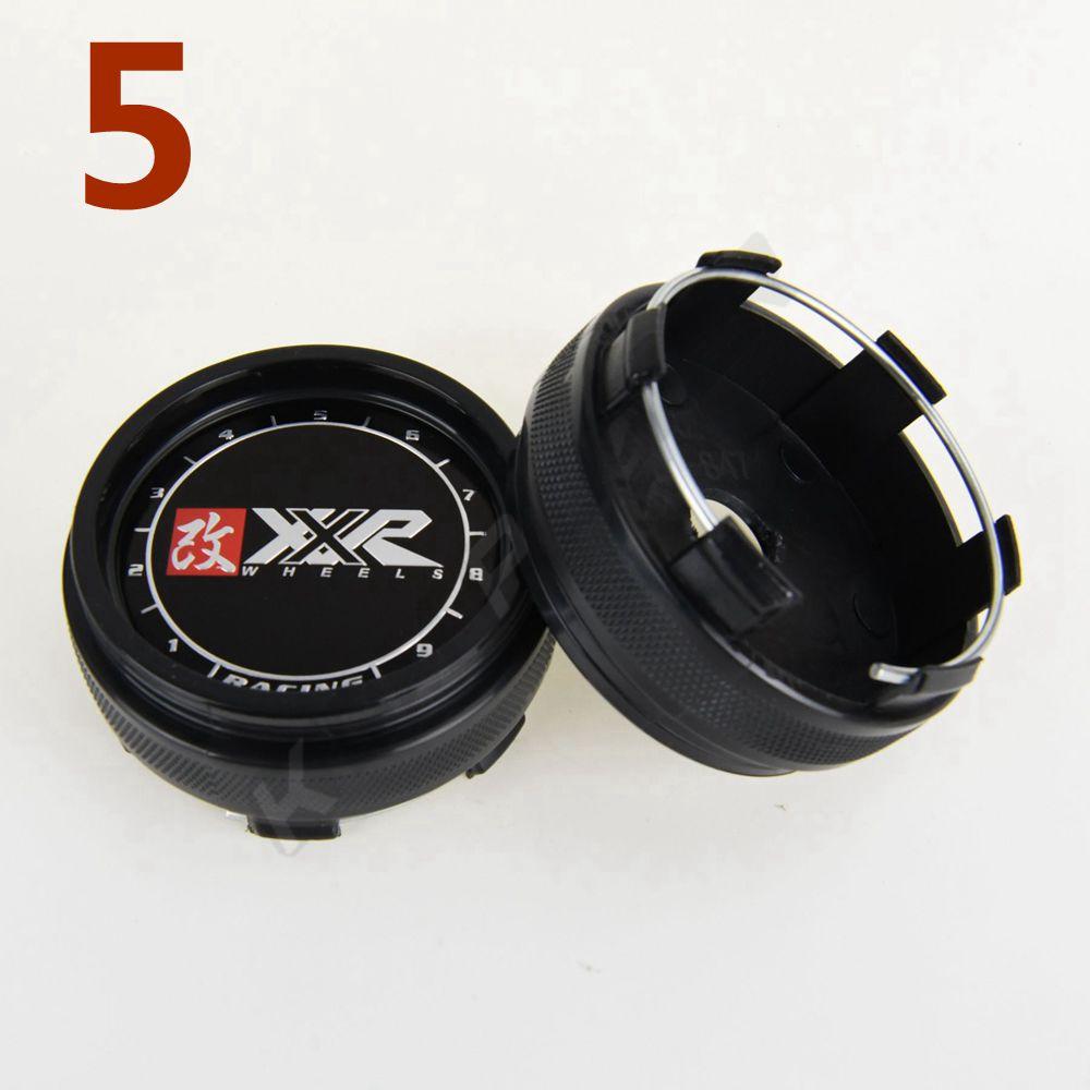 4PCS OD 66MM / ID 62MM Cap Sport Rim Cover XXR Logo Emblem Wheel Center Cap Wheel Hub Cap