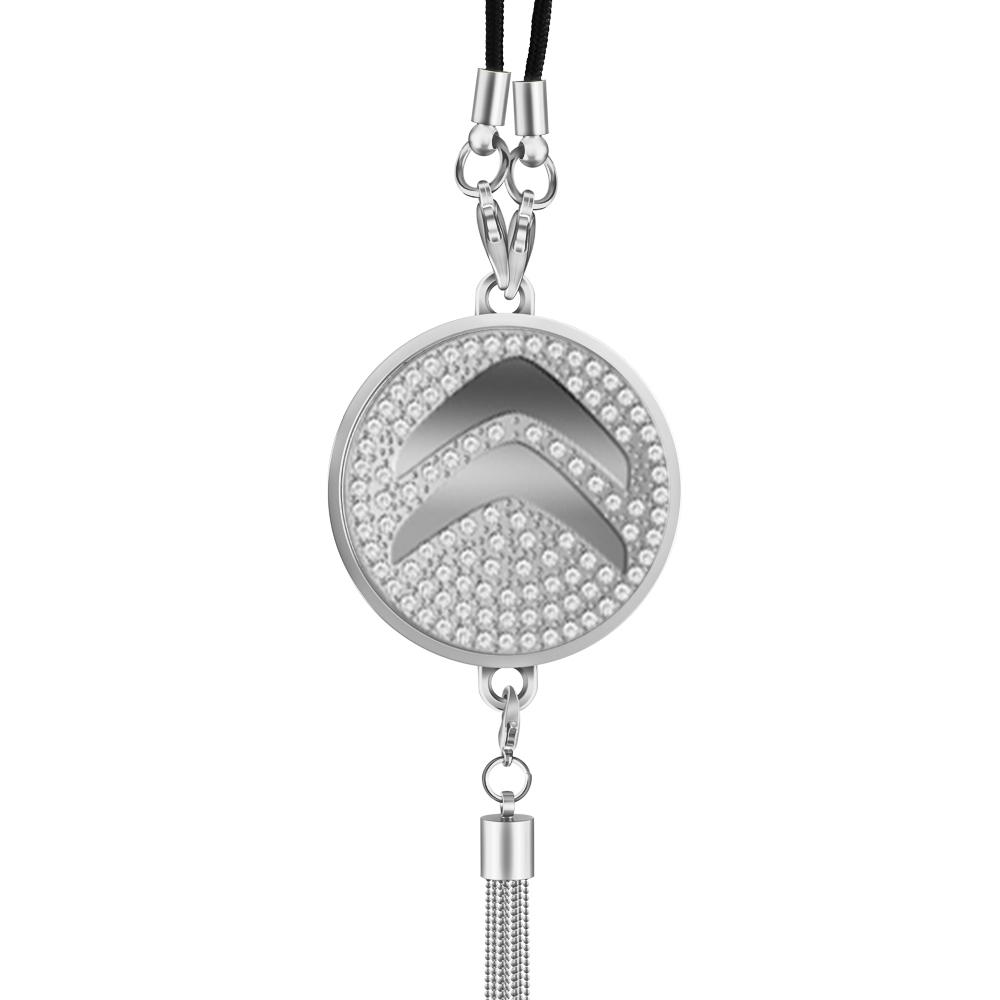 

1Pcs 3D Metal Styling Car Rear View Mirror Hanging Pendant Decoration For Citroen C4 Picasso Xsara C5 Aircross Cactus C1 C2 C3