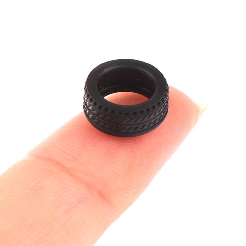 20 bucăți 1/64 piele de anvelopă mașină model scenă accesorii anvelope roți mașină scenă