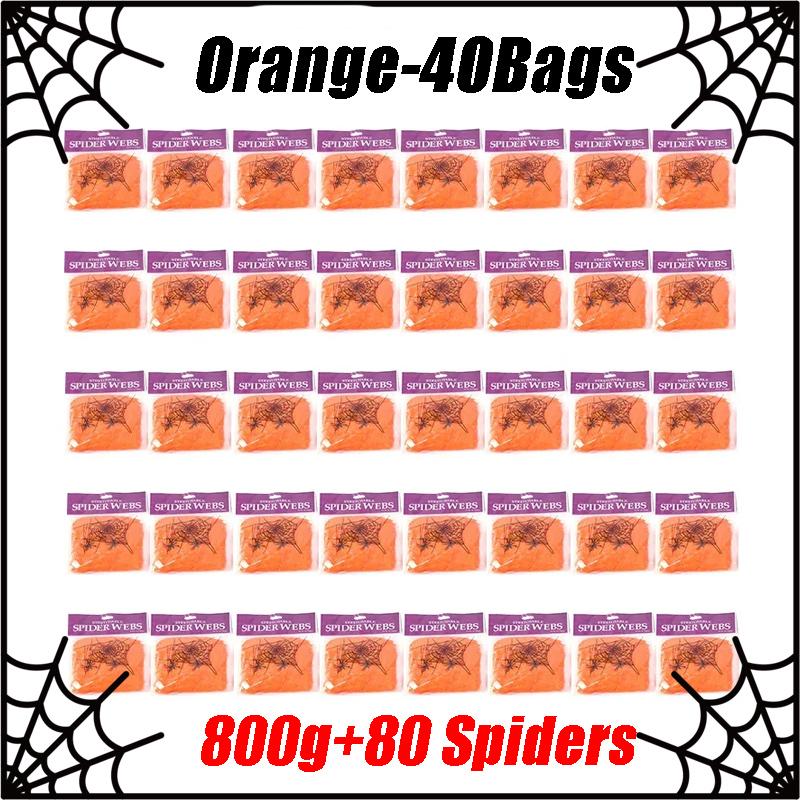 Halloween Spider Web Decorations Stretch Cobwebs with Fake Spiders, Scary Indoor/Outdoor Halloween Party Props
