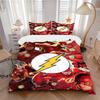 3pcs Flash Superhero Cover Set,Soft Comfortable Duvet Cover,Guest Room (1*Duvet Cover + 2*Pillowcases, Without Core) Yy251024164