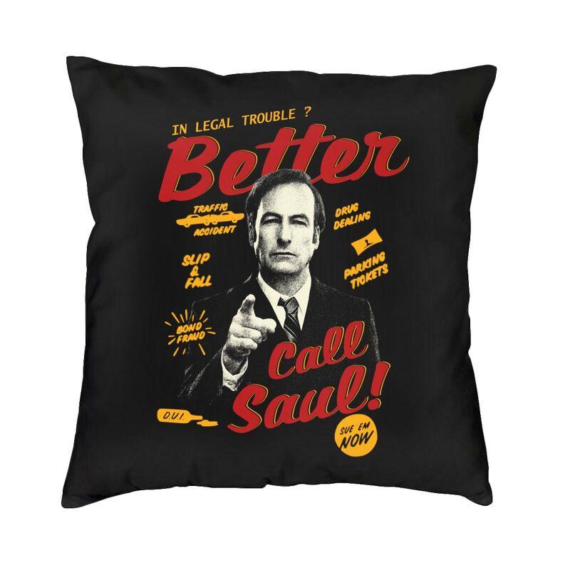 Better Call Saul Cushion Covers Sofa Home Decorative Saul Goodman Square Throw Pillow Case 40x40 30x30cm 12x12in
