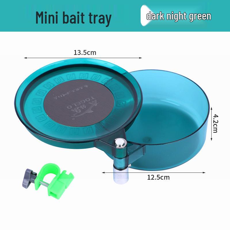 Magnetischer Köderbehälter & Erdspieß: Starke Drahtziehhilfe & loser Grundfutterbehälter für Angelstühle