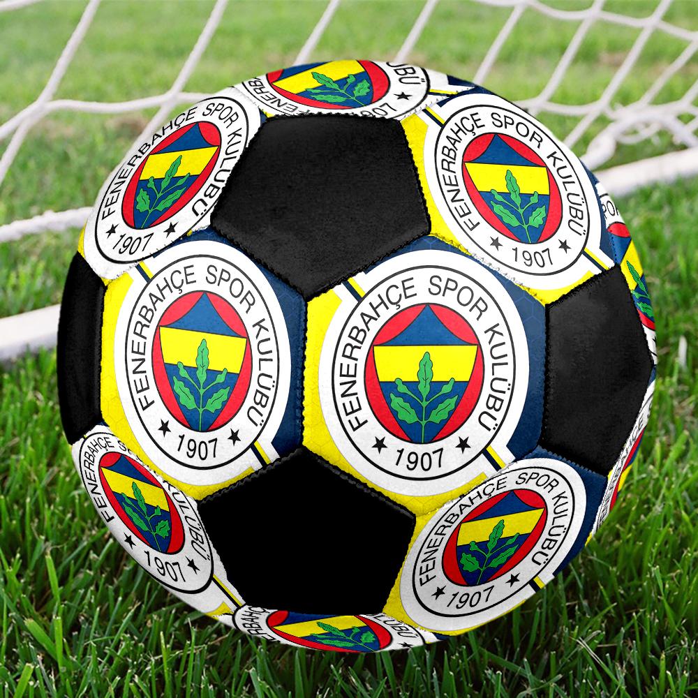 Pallone da Calcio Fenerbahce FC, colorato, adatto a tutte le età, cucito a macchina, materiale PVC, qualità da competizione, resistente e ad alto rimbalzo