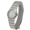 Omega Sternbild Mini Uhren 1562.30 Weißes Zifferblatt Edelstahl Quarz Analoganzeige Damen Gebraucht