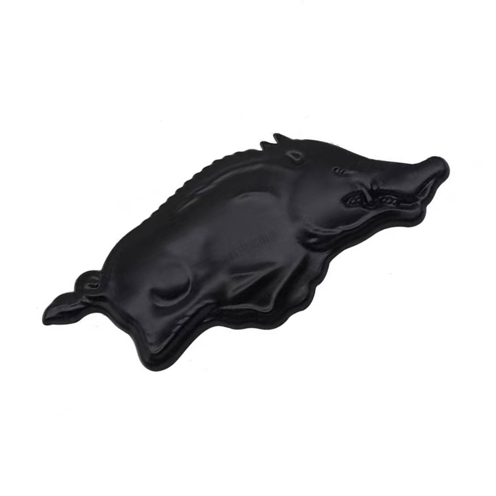 

3D бегущий питомец металлическая эмблема значок автомобильная наклейка подходит для авто боковые крылья и задний багажник украшение животное C чёрный