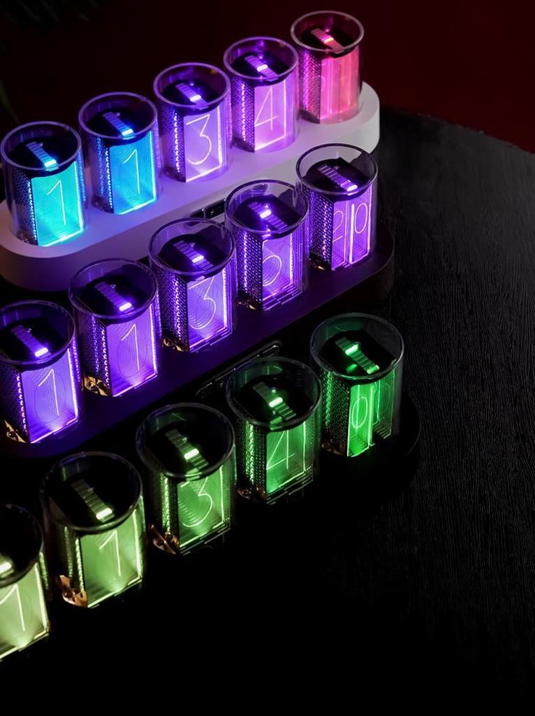 RGB Nixie Tube Clock: Creative Desktop Digital Ornament and Hot Seller