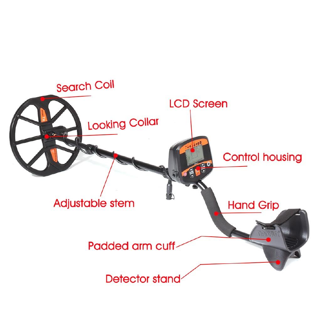 9V Professional Underground Metal Detector Gold Detectors LCD Display Sound Mode Treasure Hunter Tracker Finder