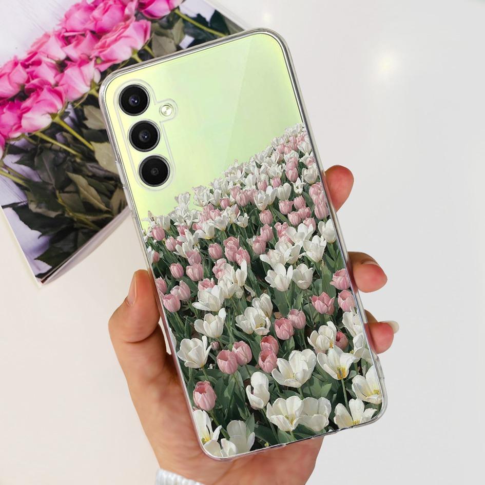For Samsung Galaxy A24 4G Case SM-A245F A 24 Back Cover Popular Marble Butterfly Soft Silicon Phone Case For Samsung A24 4G Capa